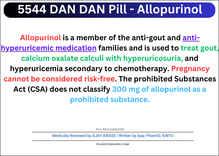 5544 DAN DAN Pill - Allopurinol