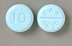 DAN 5620 10 Pill Diazepam