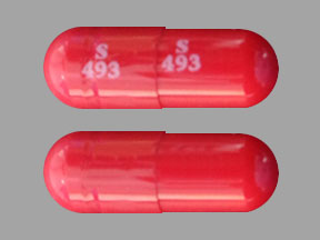 "S 493 S 493" Pill
