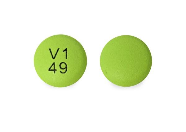 v1 49 green pill